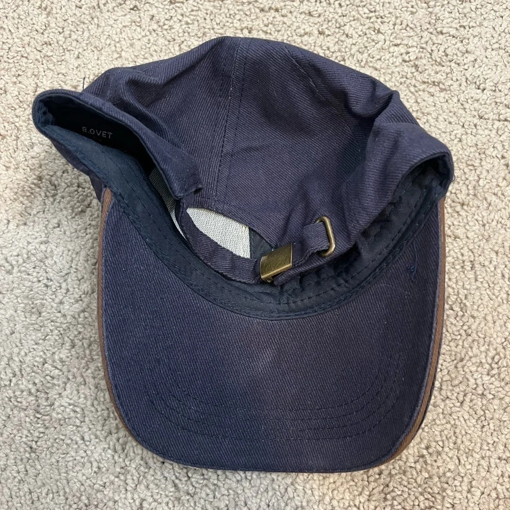 B. Ovet by Style France Paris Navy Blue Eiffel Tower Logo Baseball Cap Hat.